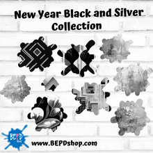 Load image into Gallery viewer, New Year Black and Silver Collection
