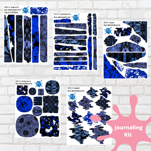 Blue Splatter Winter Collection