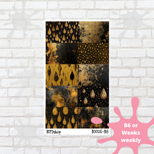 Load image into Gallery viewer, Black and Gold Rain Collection
