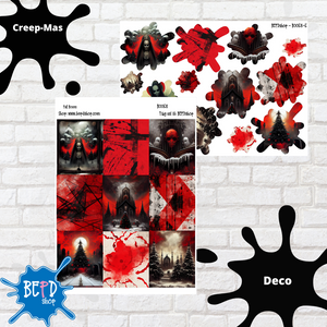 Creep-Mas Deco Stickers