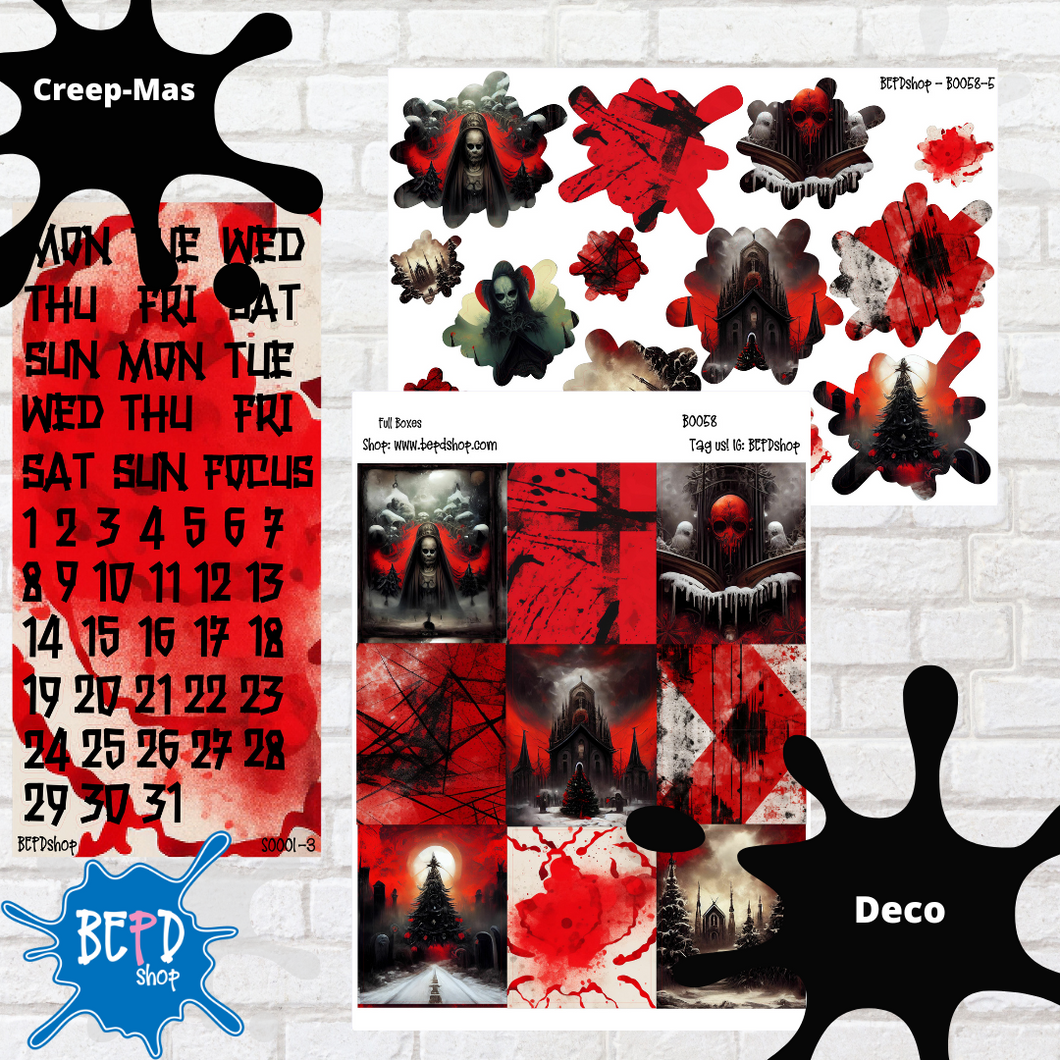 Creep-Mas Deco Stickers