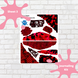 Ghosted Black and Red Collection