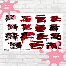 Load image into Gallery viewer, Ghosted Black and Red Collection
