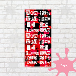 Ghosted Black and Red Collection