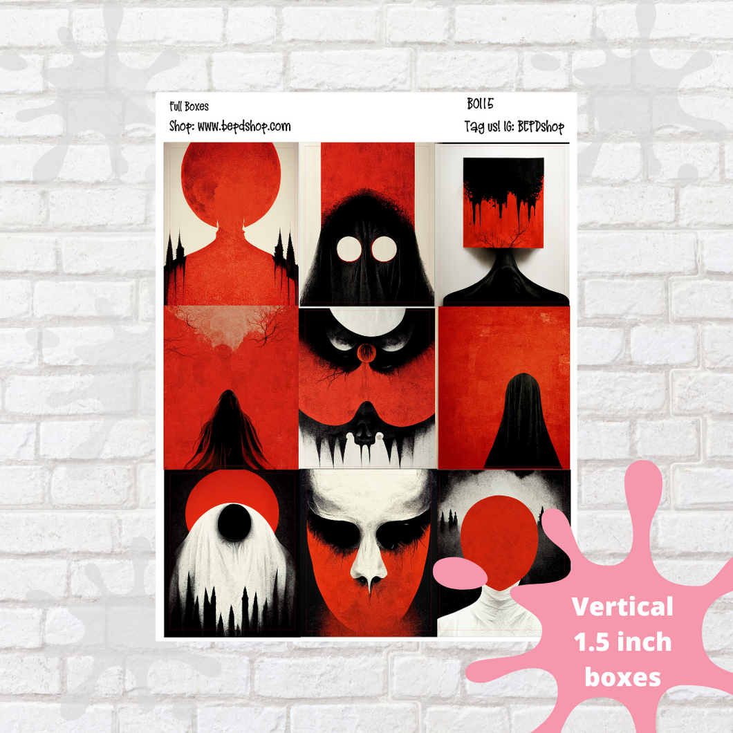 Ghosted Black and Red Collection