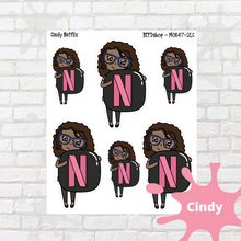 Load image into Gallery viewer, Netflix Mollie, Cindy, and Lily Character Stickers
