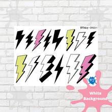 Load image into Gallery viewer, Lightening Bolts Deco Stickers
