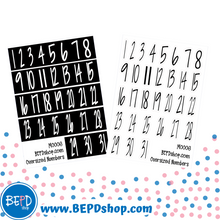 Load image into Gallery viewer, Large Oversized Dates - Date Dots - Functional Stickers
