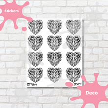 Load image into Gallery viewer, Rib Love Journaling Deco Stickers and Die Cut Sticker
