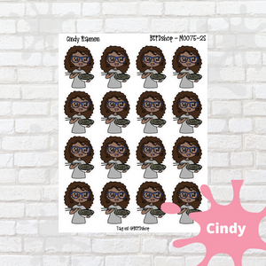 Noodles Mollie, Cindy, and Lily Character Stickers