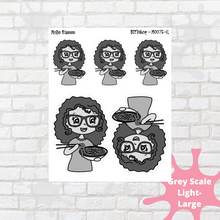 Load image into Gallery viewer, Noodles Mollie, Cindy, and Lily Character Stickers
