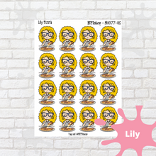Load image into Gallery viewer, Pizza Mollie, Cindy, and Lily Character Stickers
