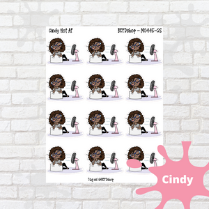 Hot AF Mollie, Cindy, and Lily Character Stickers