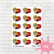 Load image into Gallery viewer, Youtube Mollie, Cindy, and Lily Character Stickers
