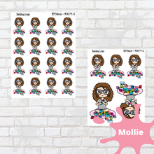 Load image into Gallery viewer, Brick Builder Mollie, Cindy, and Lily Character Stickers
