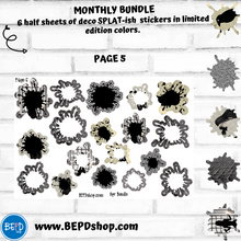 Load image into Gallery viewer, April 2023 SPLAT-ish Bundle - Limited Release - PREMIUM MATTE and CLEAR Available
