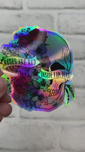 Load and play video in Gallery viewer, Roses are Red, Inside I&#39;m Dead 3 Inch HOLO Vinyl Sticker
